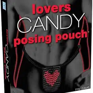 Tanga comestible de cuentas de caramelo para hombre Lovers Candy