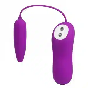 Masajeador corporal erótico Pretty Love de color fucsia con panel de control