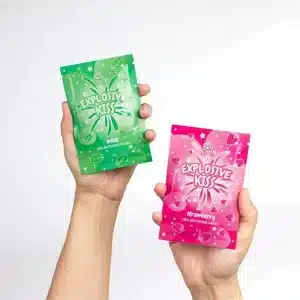 Sobre de caramelos explosivos SecretPlay para juegos orales sabor menta/fresa